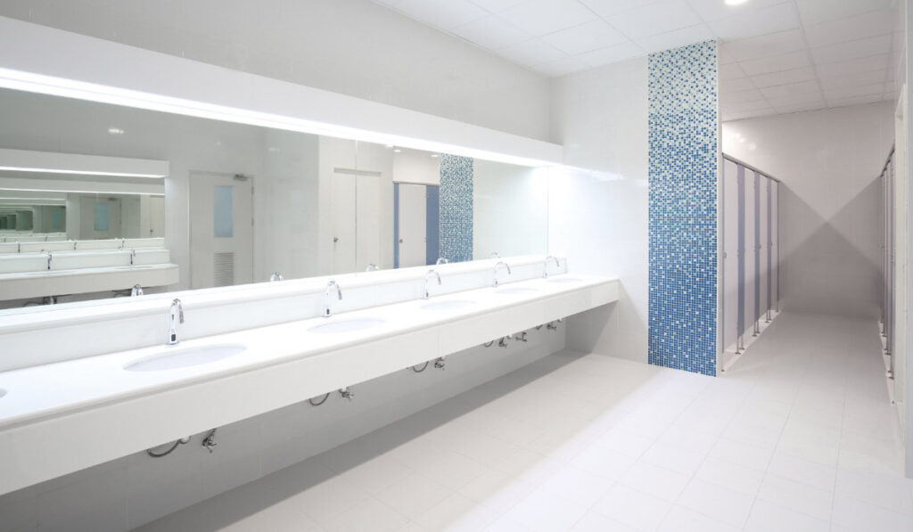 Clean Office bathroom Image