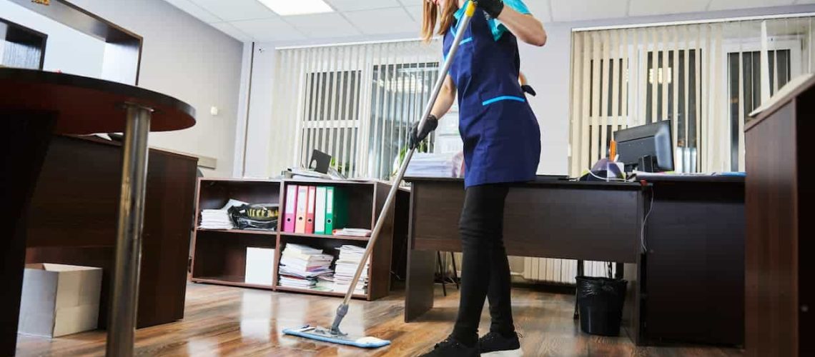 Night Office Cleaning Worker